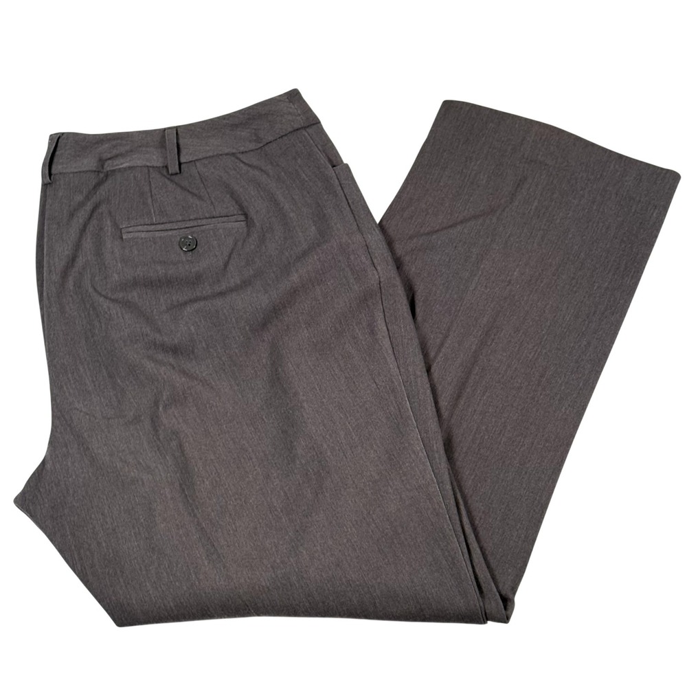 Worthington Pants 2 Black Slim Ankle Stretch Cuffed Career Workwear Minimalist